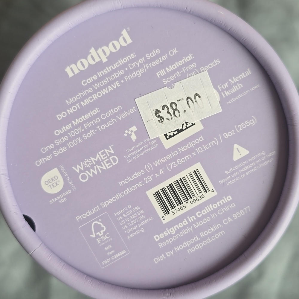 5 Nodpod Sleep Masks, Core Wisteria, Price $140.00 USD - Picture 10 of 13